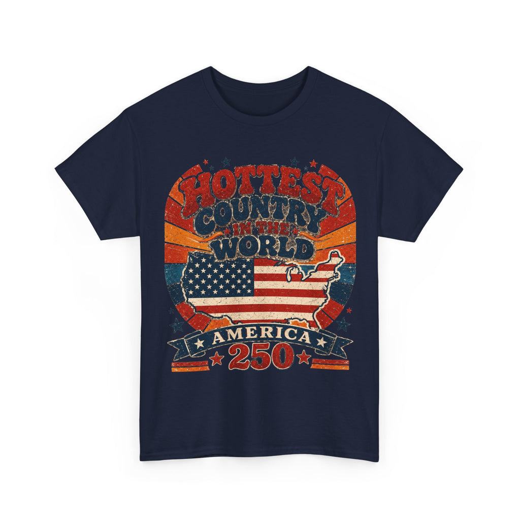 Navy ruffled front mockup