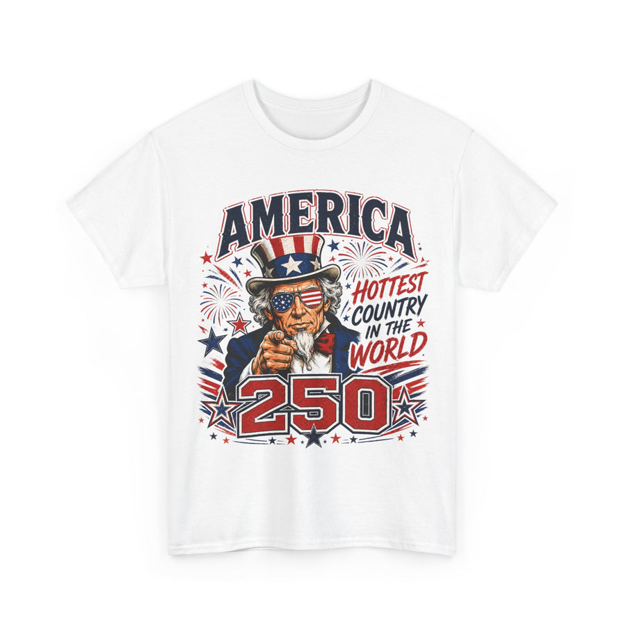 Bold Eagle Freedom America 250 T-Shirt | Patriotic July 4th Tee